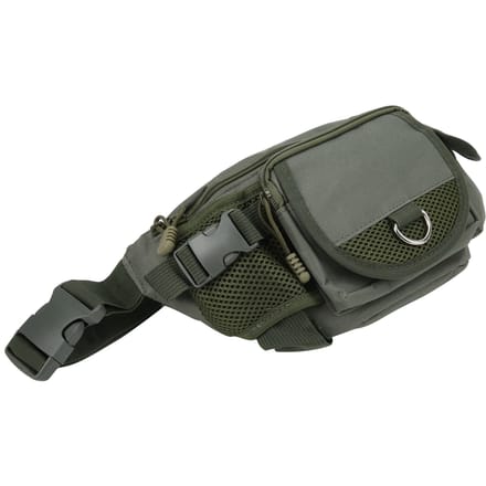 Visuitrustingstas Draagbaar Polyester Opbergtas Heuptas Verstelbaar voor Buiten Wandelen Klimmen Militair gray