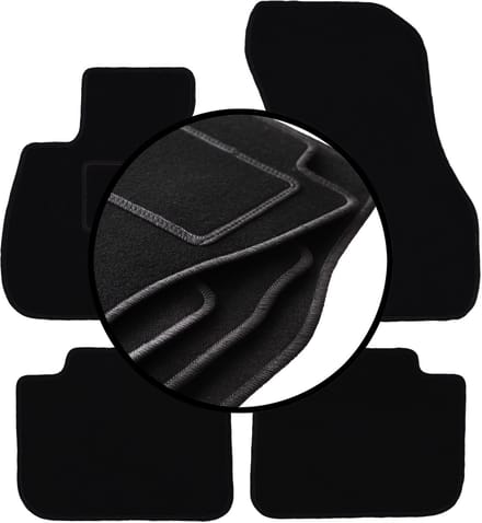 Complete set veloursmatten voor: BMW X1 F48 SUV (2015-2019)