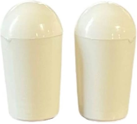 Allparts SK0040025 – Switch Tip voor USA Toggle Switches (2 stuks, Wit)