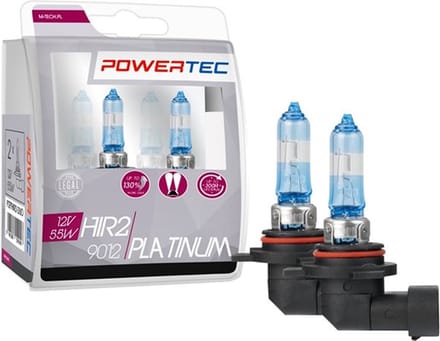 Powertec HIR2 12V Halogeenlampen – Platinum +130% – Set van 2 (DUO)