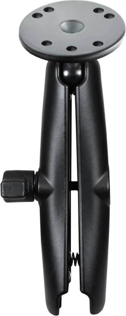 RAM Mount Klemarm Lang met Ronde Basis en B-Kogel (25 mm)