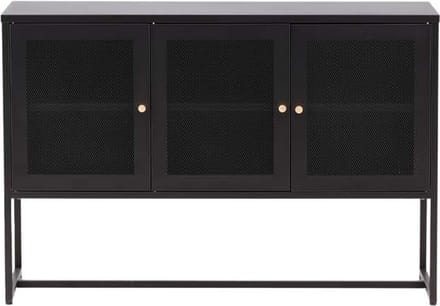 Malla dressoir 3 deuren zwart.