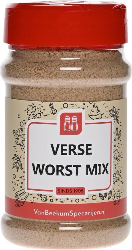 Van Beekum Specerijen - Verse Worst Mix - Strooibus 250 Gram