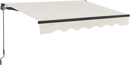 Zonnescherm / Luifel - 250 x 200 cm - Beige - Incl. Bevestigingsmaterialen