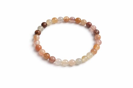 Multi Kleur Aventurijn Armband 17 cm – 6 mm Kralen – Natuursteen – Elastisch – Unisex