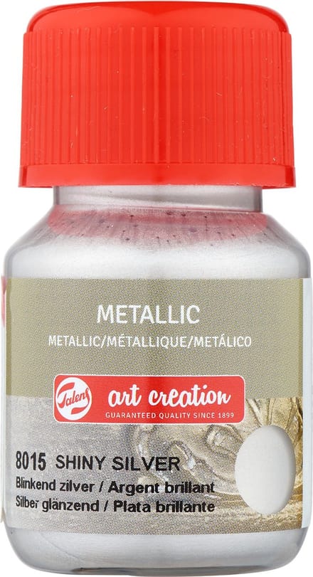 Metallic Verf - 8015 Blinkend Zilver - Art Creation - 30 ml