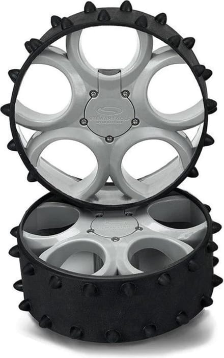 Hedgehog Wielen Set - Steward Golf X/F Egel Wielen - Metallic silver