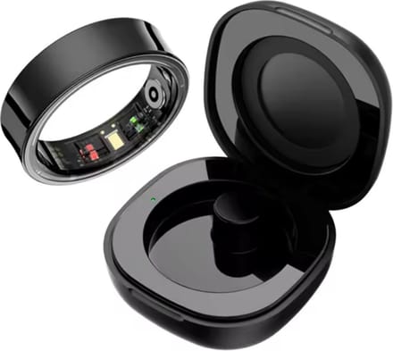 SF Products Smart Ring - Smart Ring Heren - Smart Ring Dames - Maat 8 - Inclusief Oplaadcase - Waterdicht