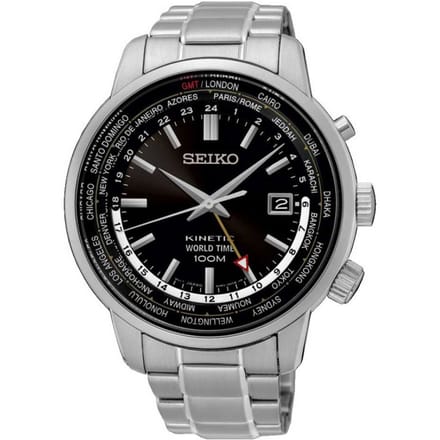 Seiko Neo Sport True GMT SUN069P1 | Black
