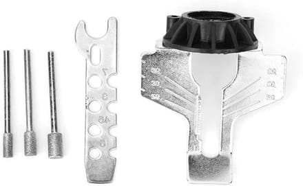 Front Chainsaw Sharpener Attachment - Kettingzaag Slijpen Slijpen Set Polijsten Tool Accessoire - Efficiënt en Makkelijk in Gebruik