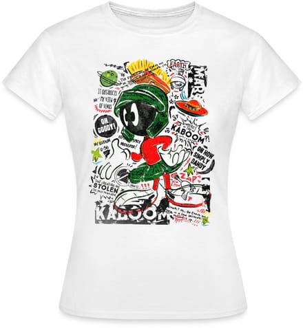 Looney Tunes Marvin The Martian T-Shirt Dames