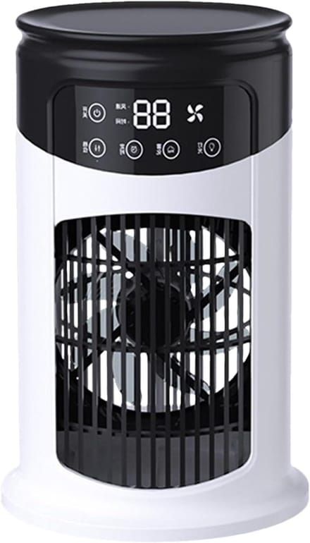Airconditioning Ventilator - Mobiele Koeler - Binnen Buiten - Dubbele Koelmodi - Compact Ontwerp - Wit