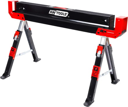 AWTOOLS AW33525 - Verstelbare Kobyłka Standaard - 62-82cm - Staal - 1200kg Draagkracht