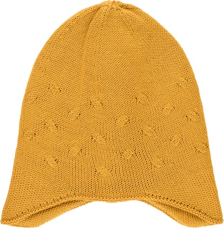 Bold Bamboo kinder muts Hári - Kind 1-4 jaar - 100% organisch bamboe - Knit beanie - Okergeel
