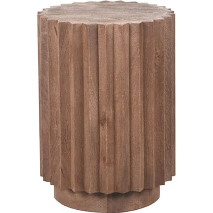 LABEL51 Novan Bijzettafel - Bruin - Hout - 35 cm