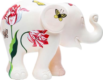 Tulip Forever 10cm Handgemaakt Olifantenstandbeeld