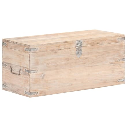 vidaXL - Kist - 90x40x40 - cm - massief - acaciahout
