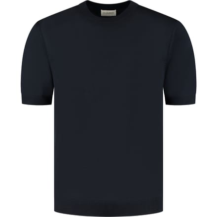Duquezzi Merino T-shirt T-shirts Donkerblauw Dqc30026005