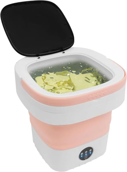 Mini Wasmachine met Centrifuge - Voor Kleine Wasgoed - Meerdere Programma's - wascyclus