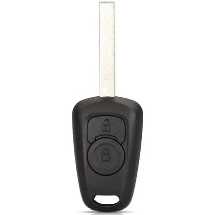 XEOD Autosleutelbehuizing - sleutelbehuizing auto - sleutel - Autosleutel / Geschikt voor: Opel 2 knops