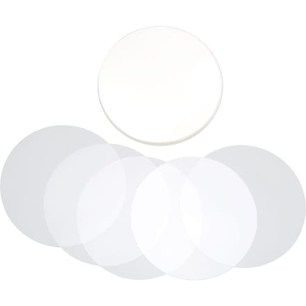 100 stuks Badgefolie PVC Materiaal Patroonbescherming Brede Toepassing Transparante Badge Beschermhoes 58mm/2.3in