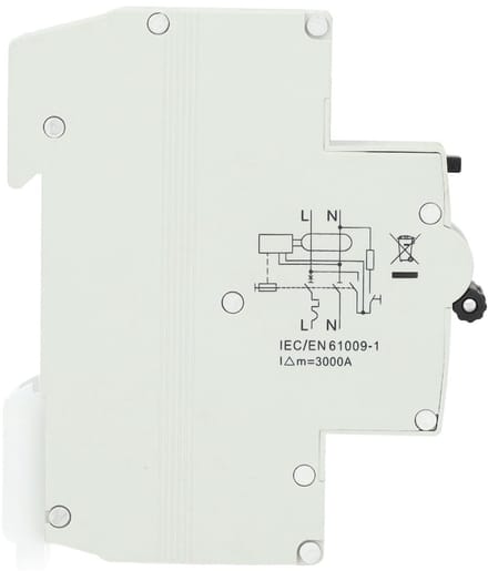 EMAT aardlekautomaat C6 1P+N 30mA Type A (85006001)