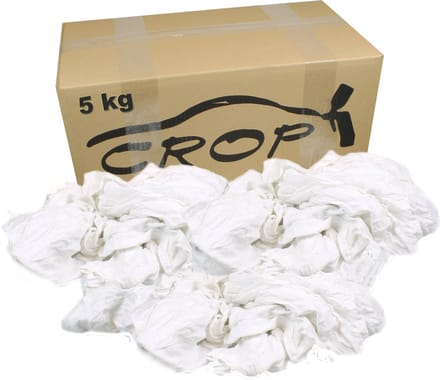 Poetsdoeken Wit - 5kg doos