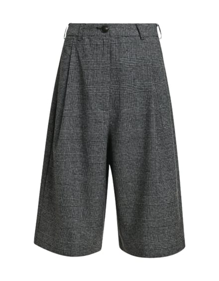 Essentiel Antwerp Wide Leg Bermudas Bermudas Grijs Kreme