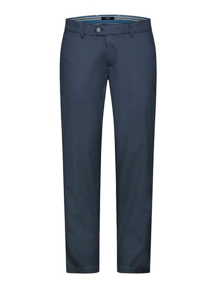 Flatfrontbroek Van Eurex by Brax blauw