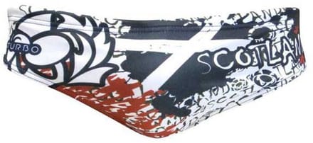 Turbo Scotland Zwemslip Wit 4XL Man