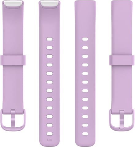 Siliconen bandje - geschikt voor Fitbit Luxe - maat M/L - lila