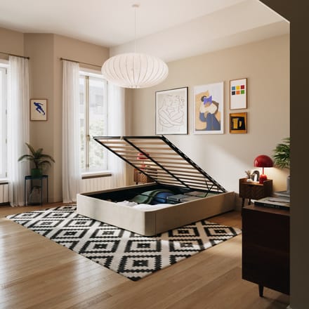 Nira boxspring met opbergruimte