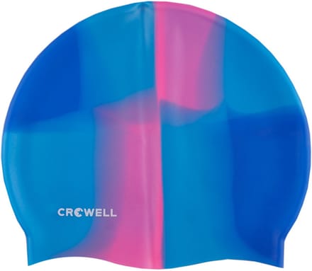 Crowell Badmuts Zwem Siliconen Multi Flame Blauw-Roze kol.09