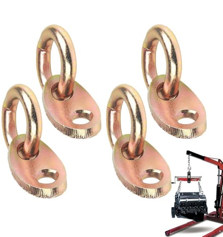 Motor Lift Beugels - Hijsogen Set - Motor Onderhoud - Hoge Sterkte Staal - 5500 LBS Capaciteit - Zilverkleurig