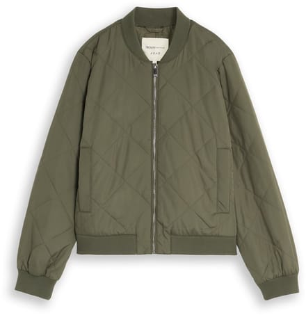 Tom Tailor Denim - Gewatteerd jasje met bomberkraag - Maat S - urban olive green