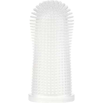 kooa siliconen vingertandenborstel L 5 cm, 1 stuk, voor honden