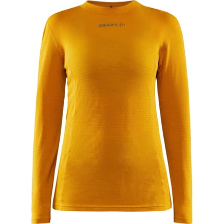 Craft Pro Wool Extreme X Lange Mouwen Basislaag Geel L Vrouw