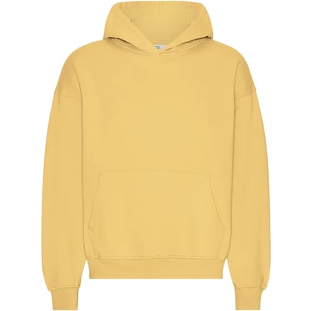 Oversized sweatshirt met capuchon Colorful Standard Organic Lemon Yellow