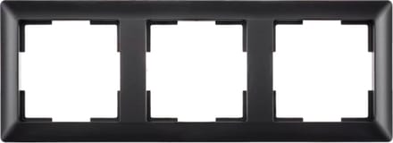 EMhub afdekraam 3-voudig - Vivo55 mat zwart (4090045)