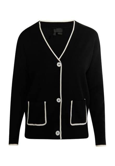 Dreimaster Vest Dames zwart en wit