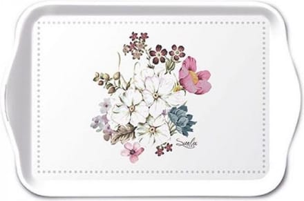 1 persoons dienblaadje - Ambiente Tray Melamine 13X21cm Mea