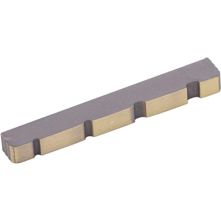 4-Snarige Basgitaar Topkam 38mm Vooraf Gesleufd Draagbare Messing Vervanging Gitaar Basgitaar Snaar Topkam beige
