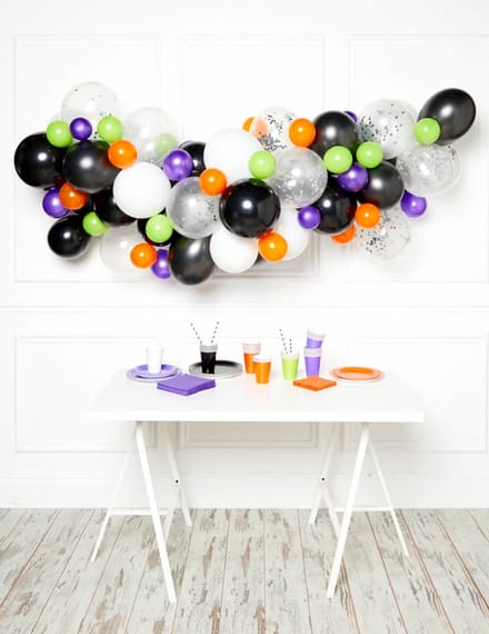 RIETHMULLER - Boog van 70 Halloween ballonnen 4 m