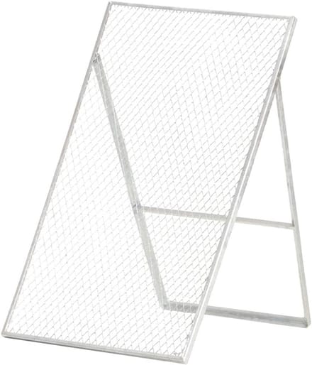 Tuinzeef - Compostzeef Grondzeef - Compost Scheiden - Verstelbaar Hoekframe - 60 x 75 x 89 cm - Zilver