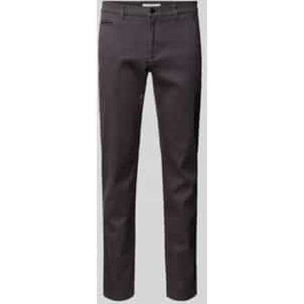 Slim fit chino met Franse steekzakken, model 'Fabio'