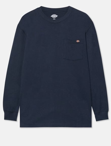 Dickies dk0wl450 relaxed T-shirt LS donker navy s