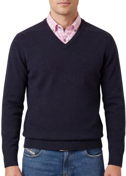 William Lockie trui donkerblauw