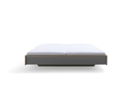 Müller Möbelwerkstätten Flai High Tweepersoons bed - antraciet - 160 cm