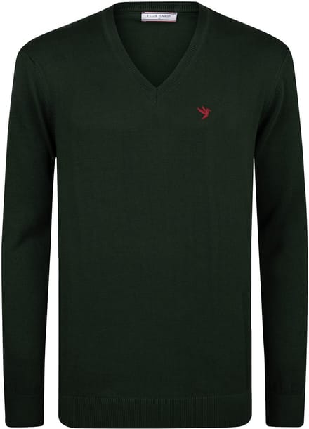 Felix Hardy Trui Met V-Hals - 100% Katoen Heren Groen - M