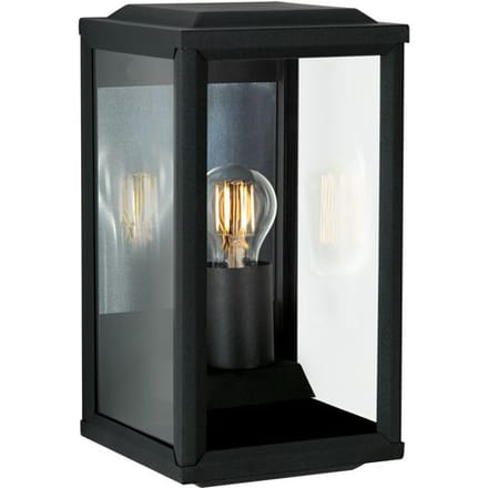KS Verlichting 't Gooi Muurlamp Zwart Large met Lichtsensor LED